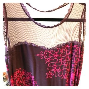 Effie’s Heart Plum and Fuchsia dress